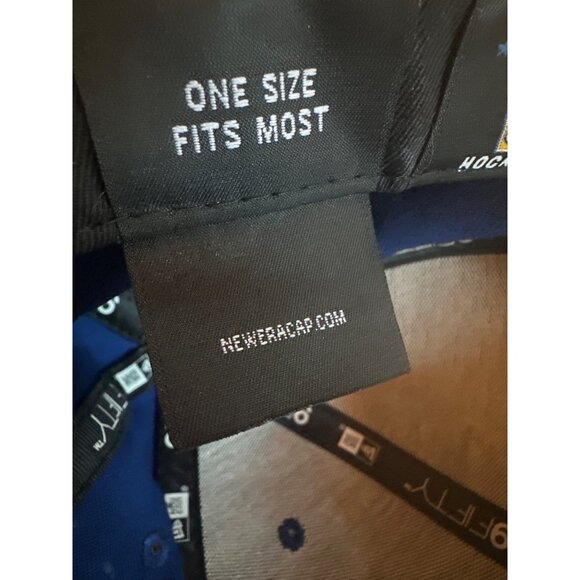 New Era Hartford Whalers NHL 9Fifty Adjustable Snapback Hat Blue - Picture 8 of 8